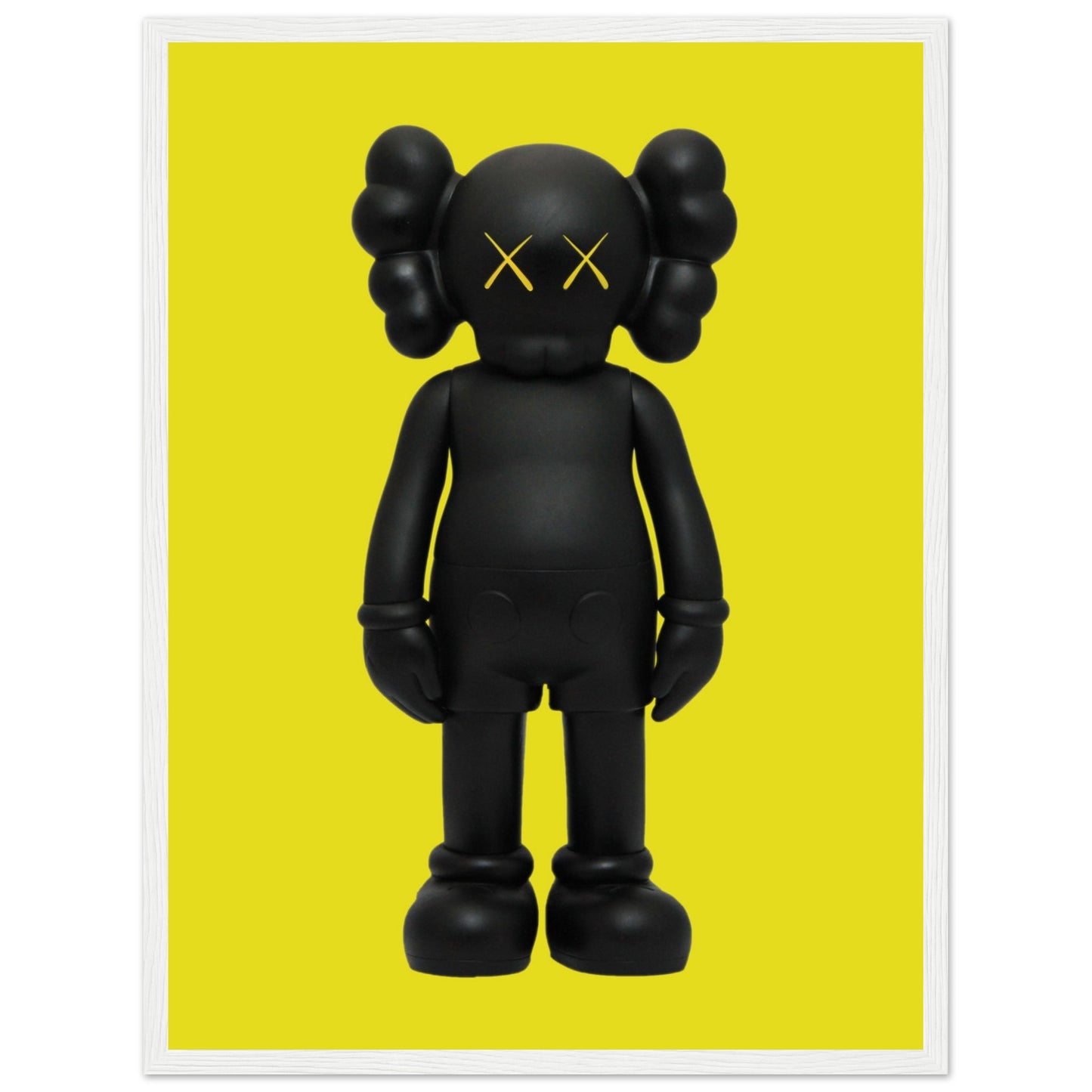 Schwarz und Gelb – Kaws – Poster