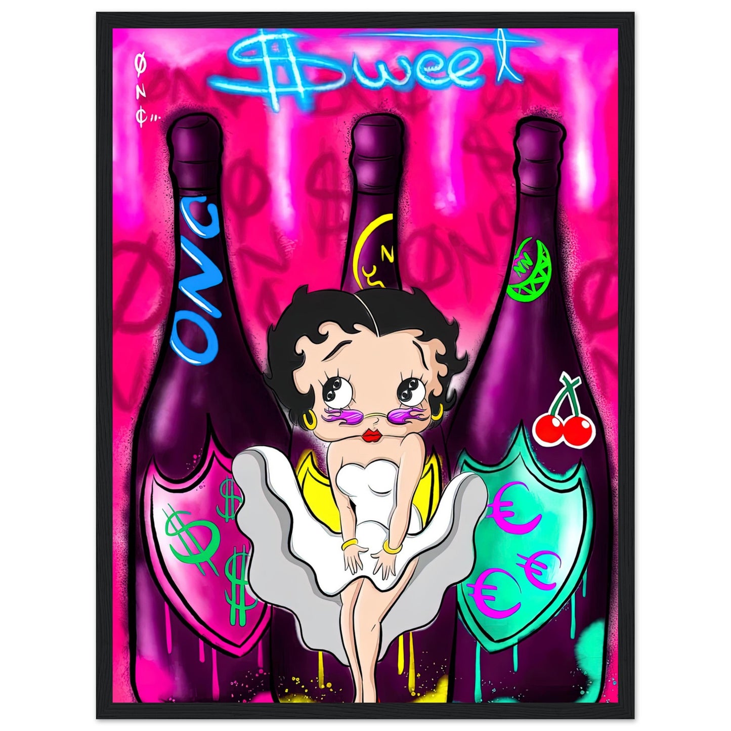 Betty Boop - Graffiti Art - Poster