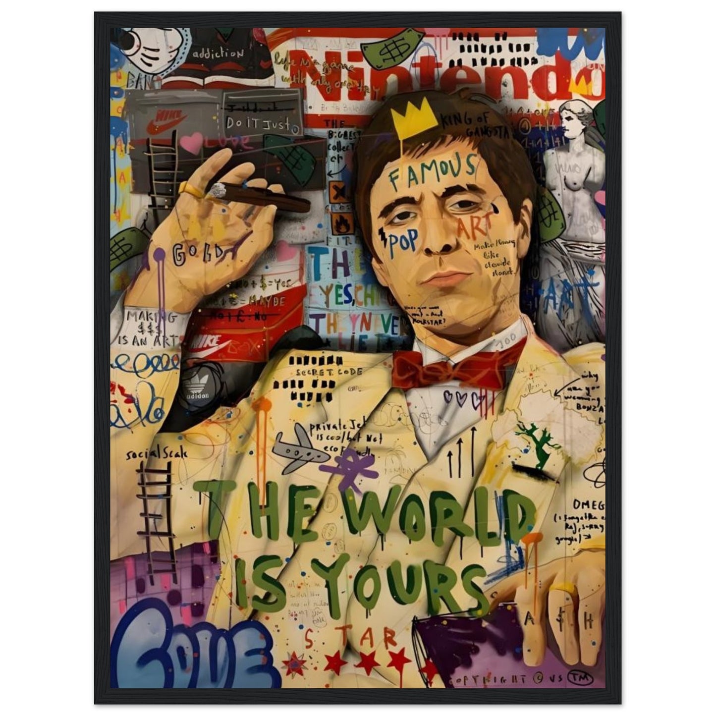 The World Is Yours - Graffiti Art - Poster