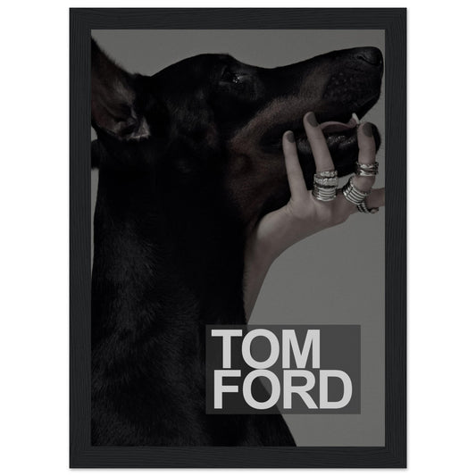 Tom Ford - Black Doberman - Poster