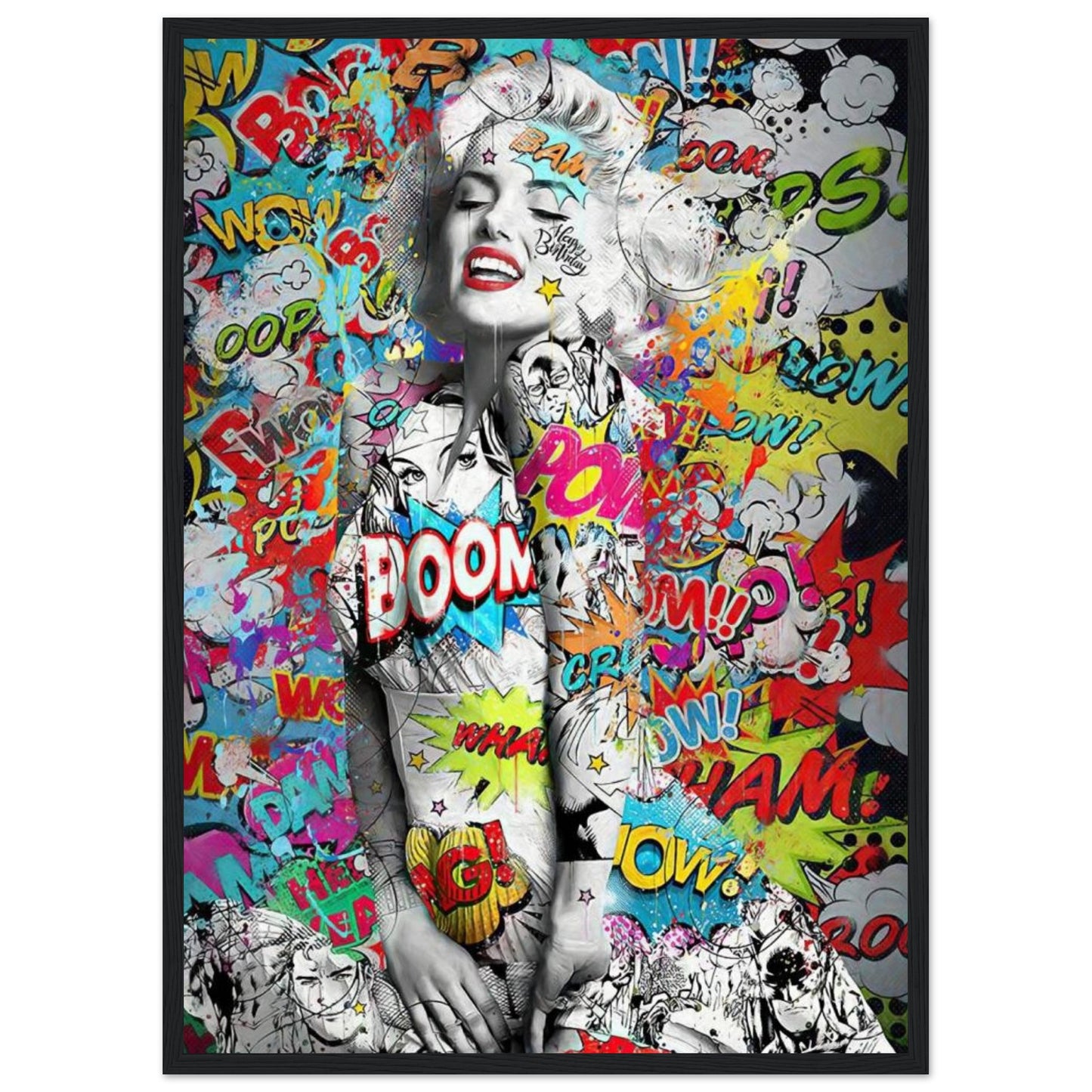 Marilyn Monroe - Graffiti Art