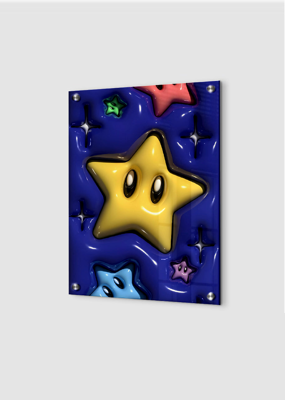 Mario Star - 3D - Kunst