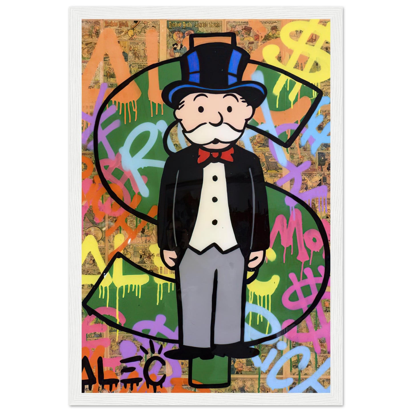 Mr.Monopoly - Graffiti-Kunst - Poster 