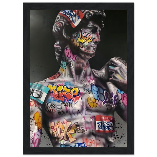 David von Michelangelo - Graffiti-Kunst - Poster