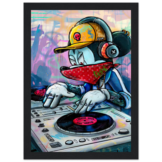 Minnie Mouse DJ - Graffiti-Design