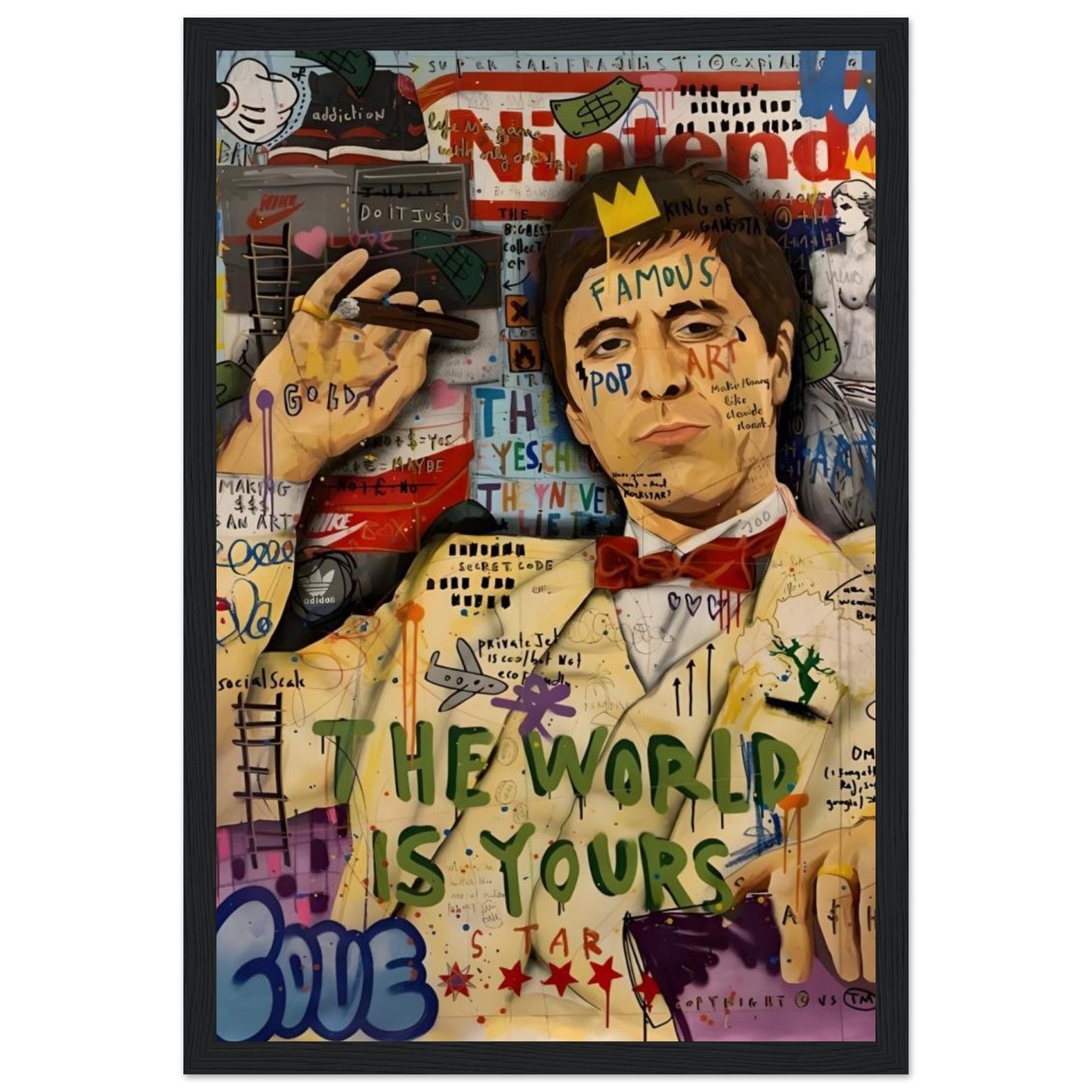 The World Is Yours - Graffiti Art - Poster