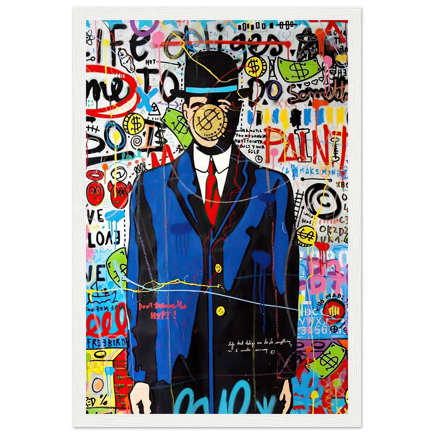 Mr. Dollar - Graffiti Art - Poster