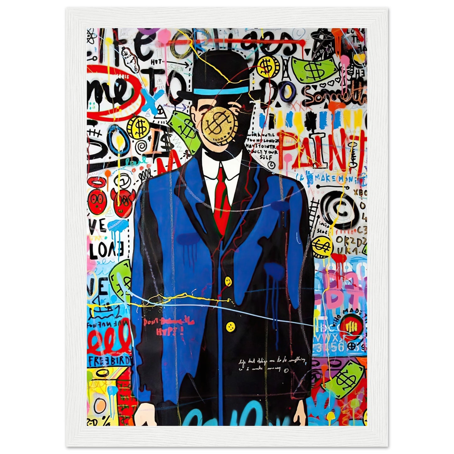 Mr. Dollar - Graffiti-Kunst - Poster 