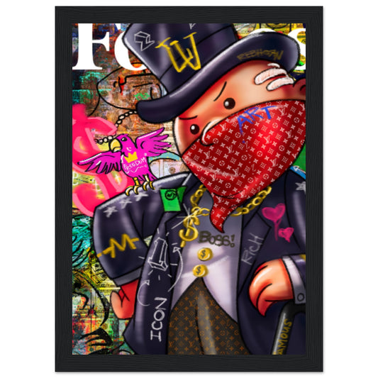 Mr. Monopoly - Graffiti-Kunst - Poster