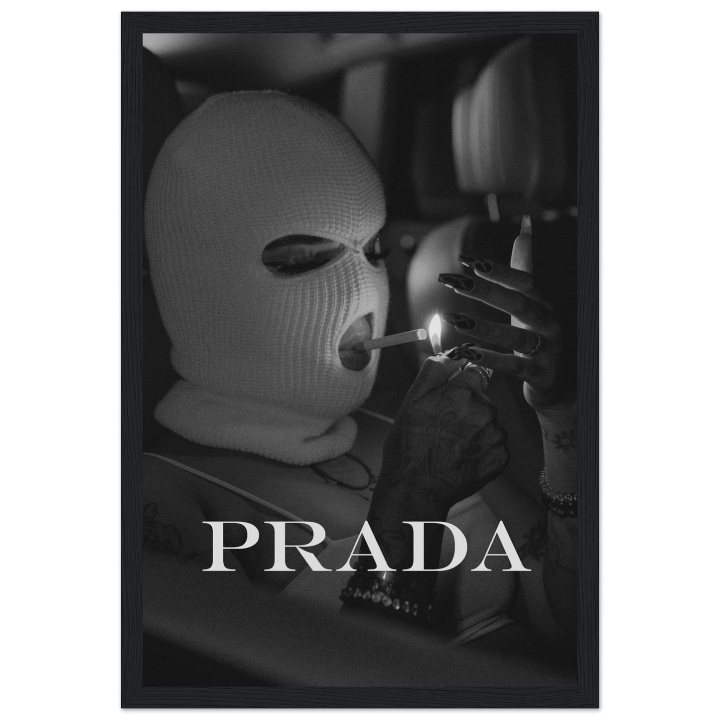 Prada - Masked Lady - Poster