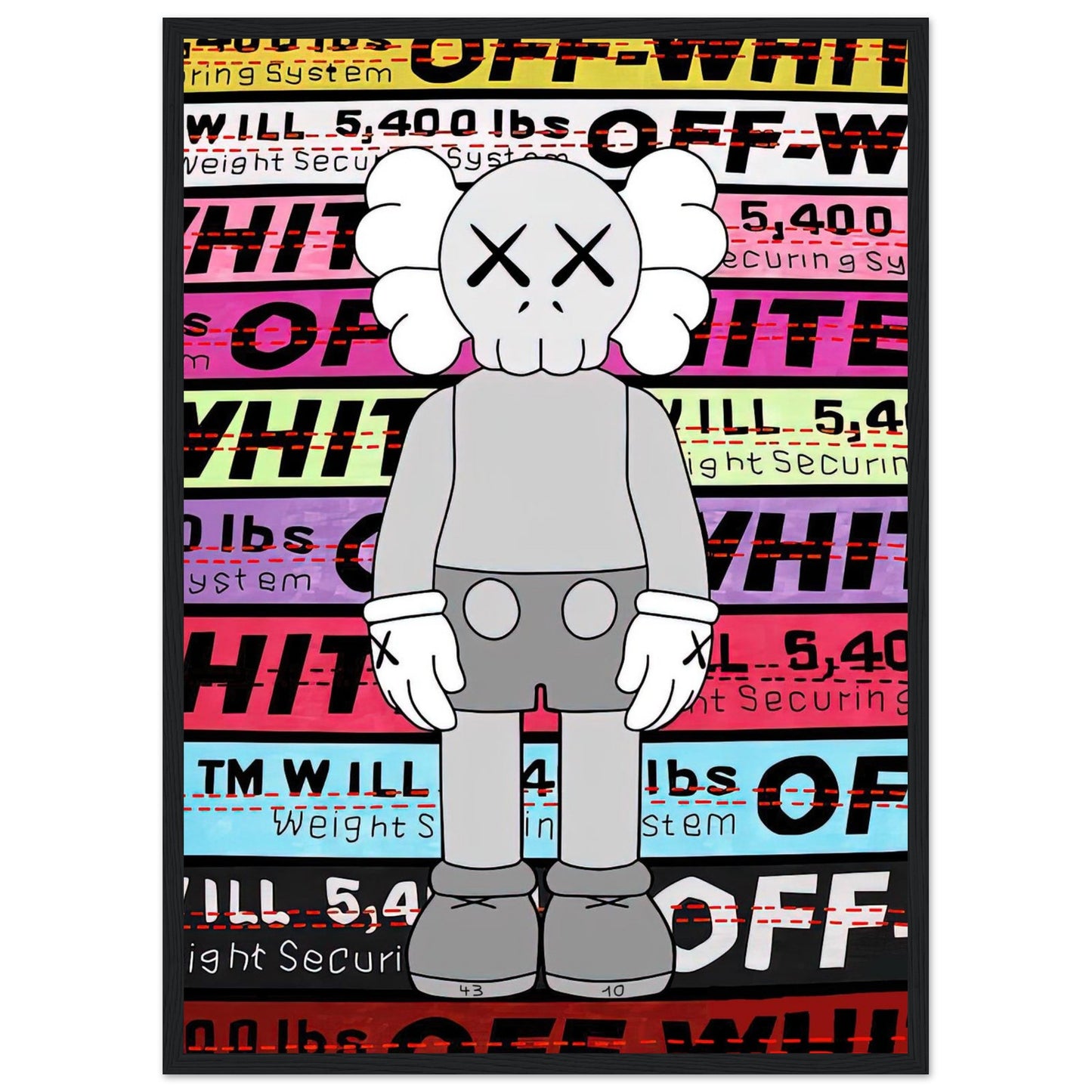 Off - White - Kaws - Poster