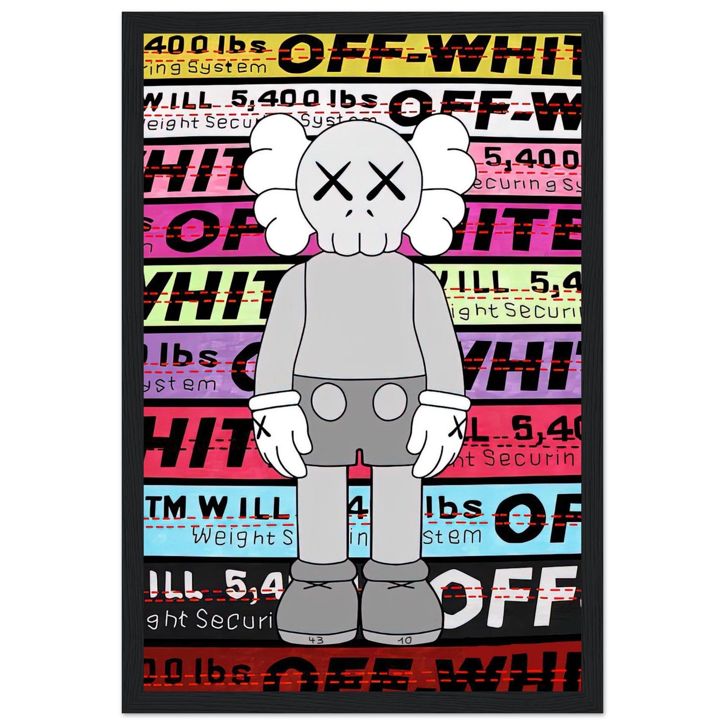 Off - White - Kaws - Poster