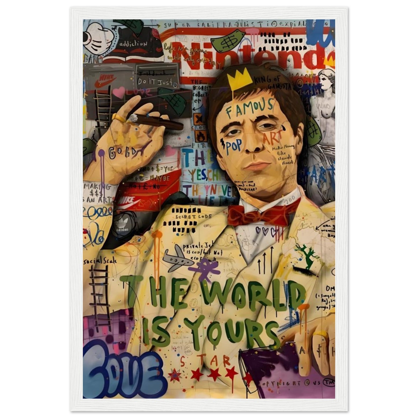 The World Is Yours - Graffiti Art - Poster