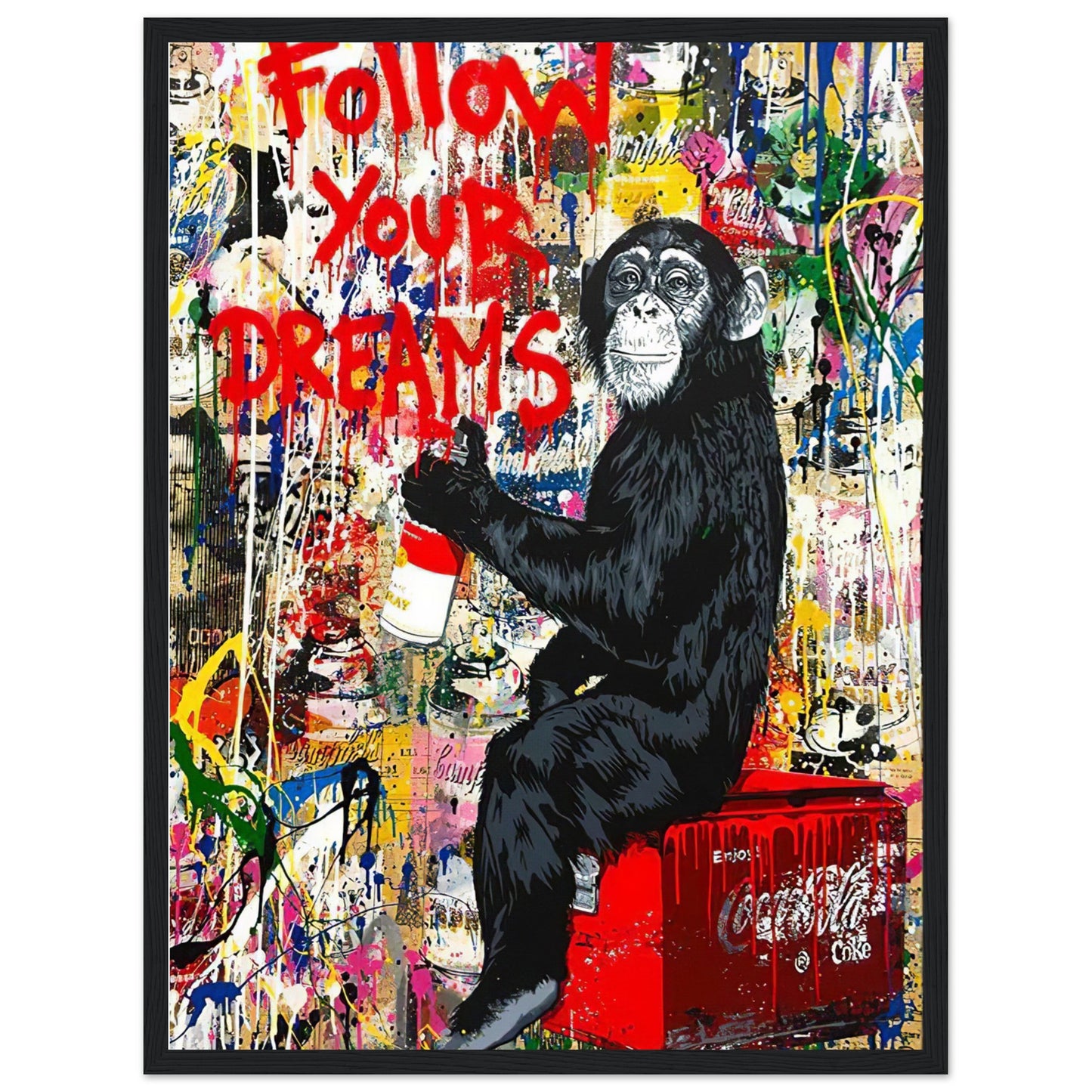 Follow Your Dreams - Graffiti Art - Poster