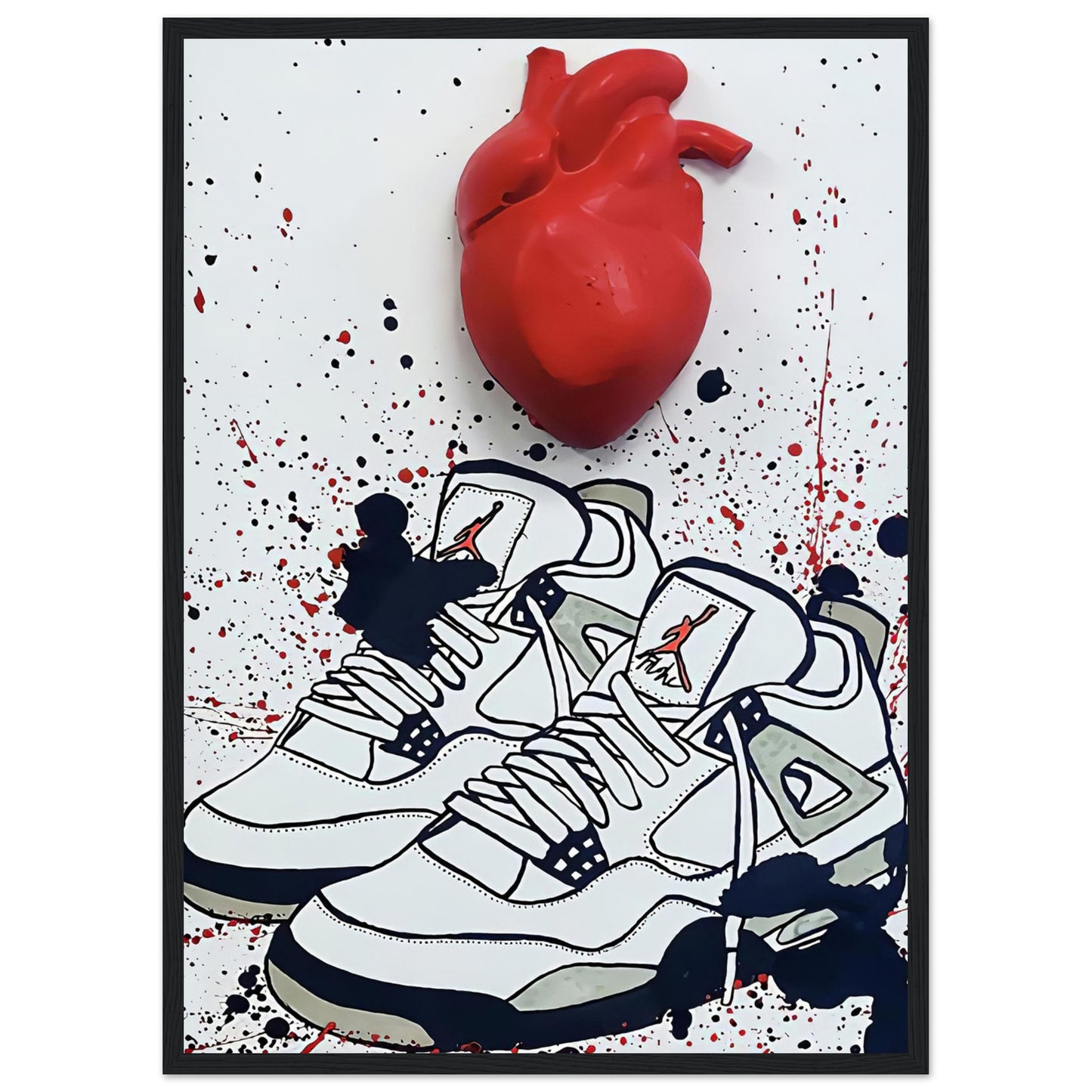 Liebe Jordans - Graffiti-Kunst - Poster 