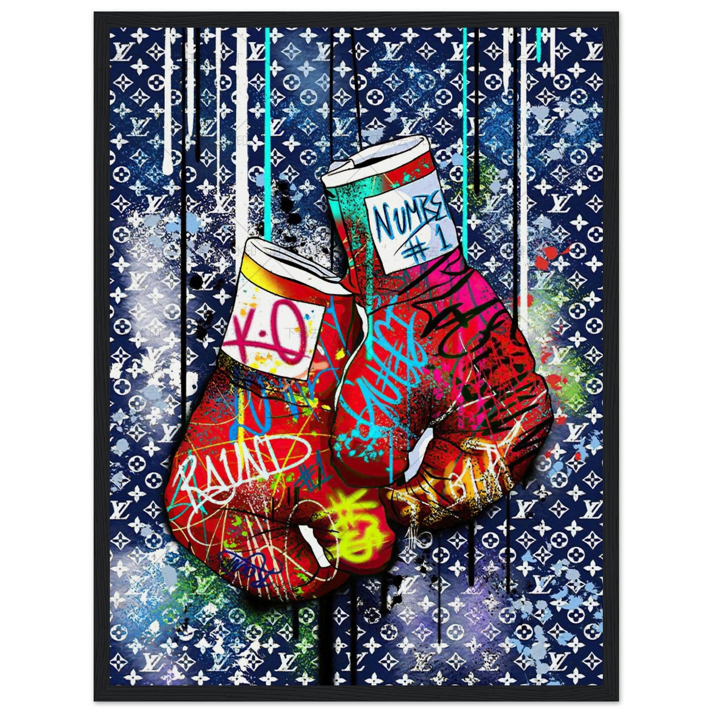 Boxing gloves - Fashion Luxury - Poster