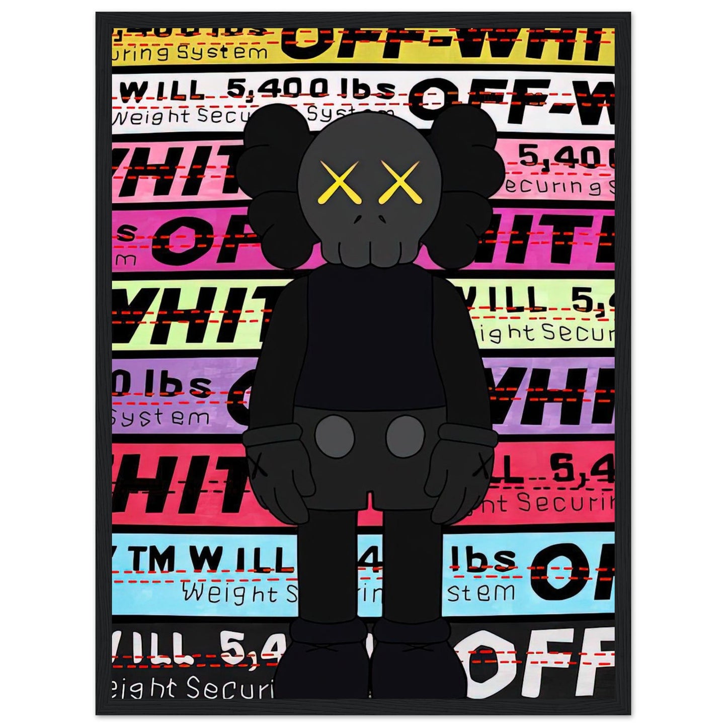 Off - White - Kaws - Poster