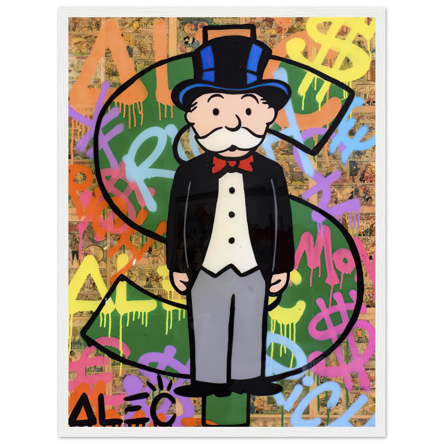 Mr.Monopoly - Graffiti Art - Poster