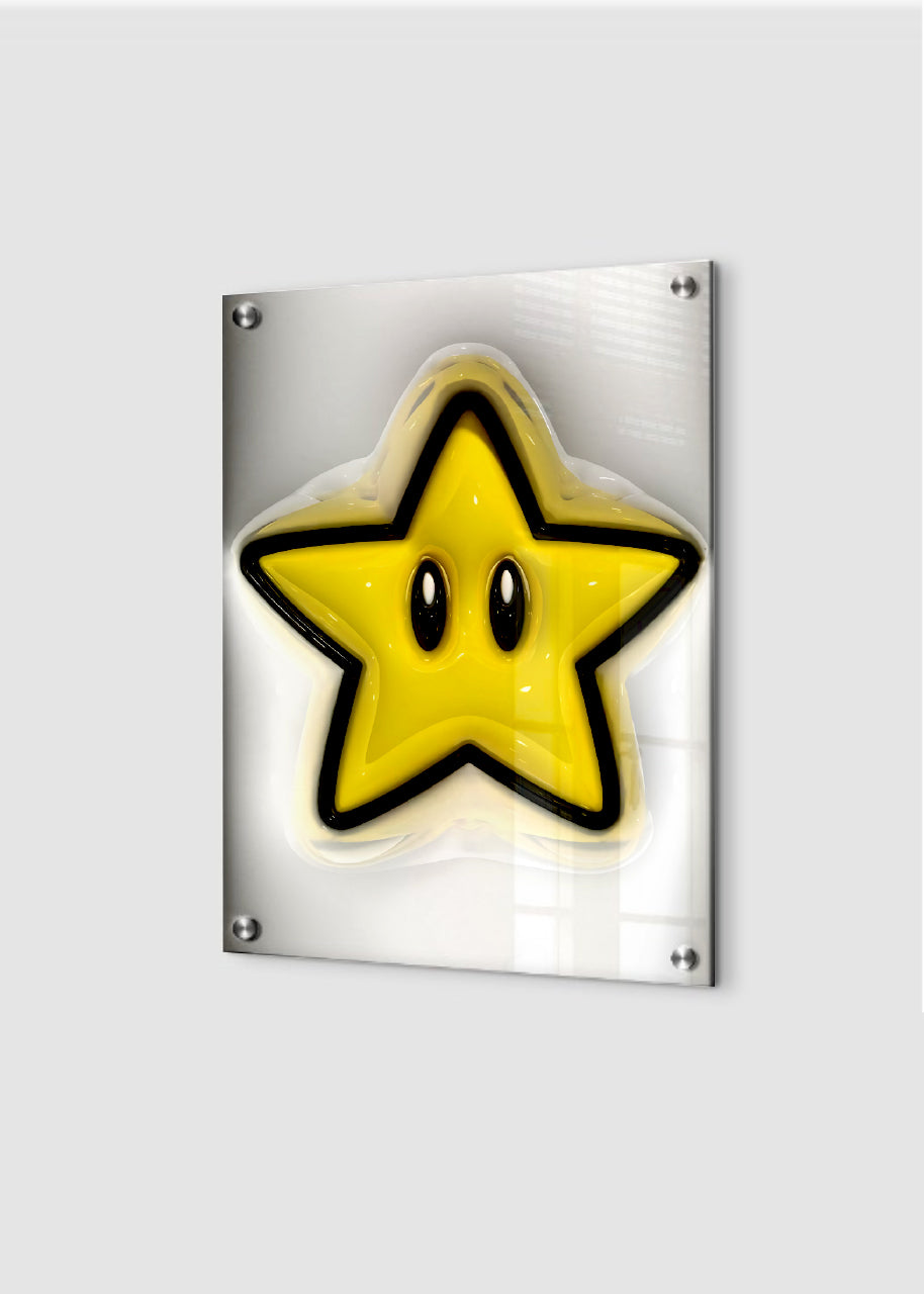 Mario Star - 3D - Kunst