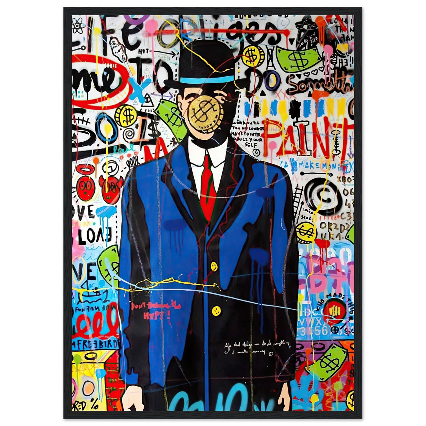 Mr. Dollar - Graffiti Art - Poster