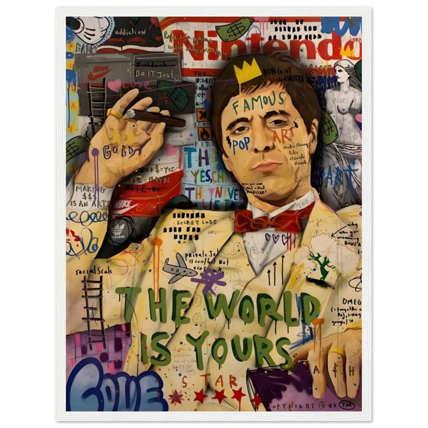 The World Is Yours - Graffiti Art - Poster