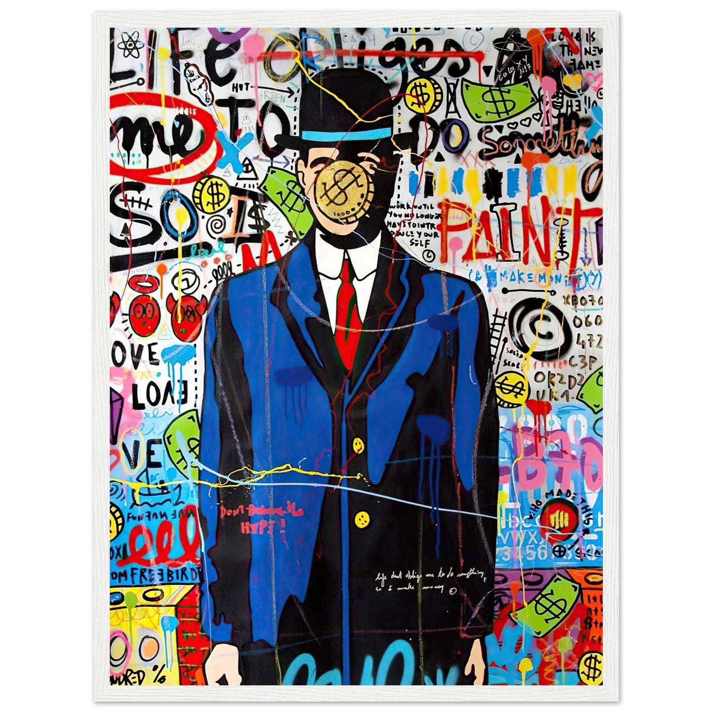 Mr. Dollar - Graffiti-Kunst - Poster 