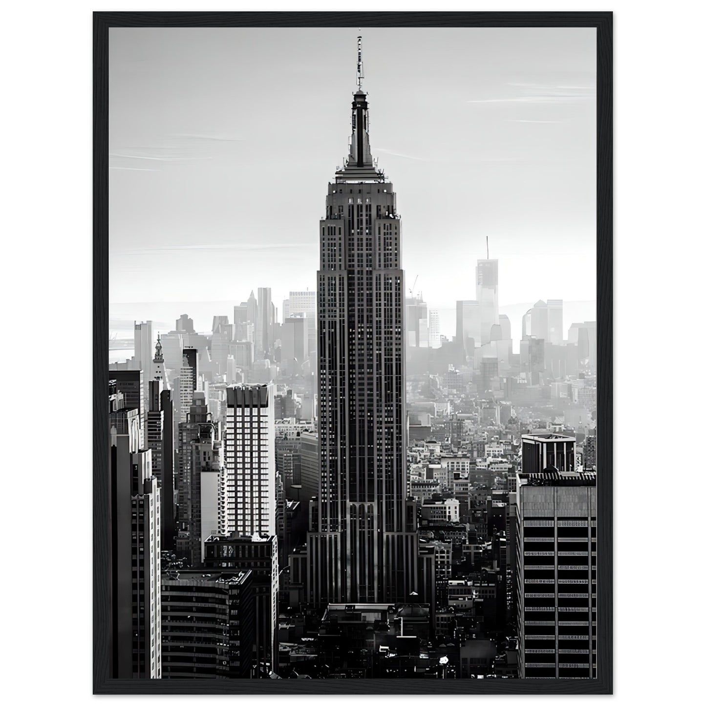 Empire State Building - Retro Art - Poster