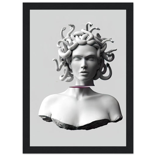 Medusa-Woman / Black and White