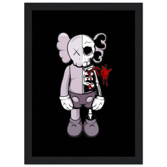 skeleton - Kaws - Poster