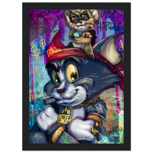 Tom&amp;Jerry – Graffiti-Kunst – Poster