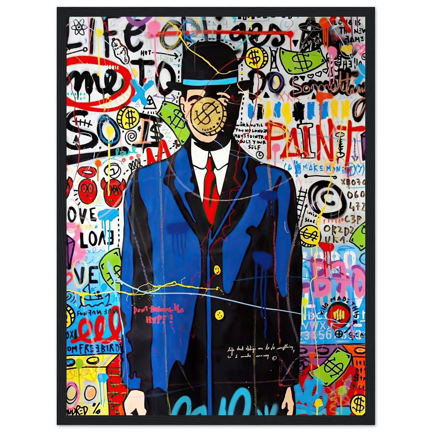 Mr. Dollar - Graffiti Art - Poster