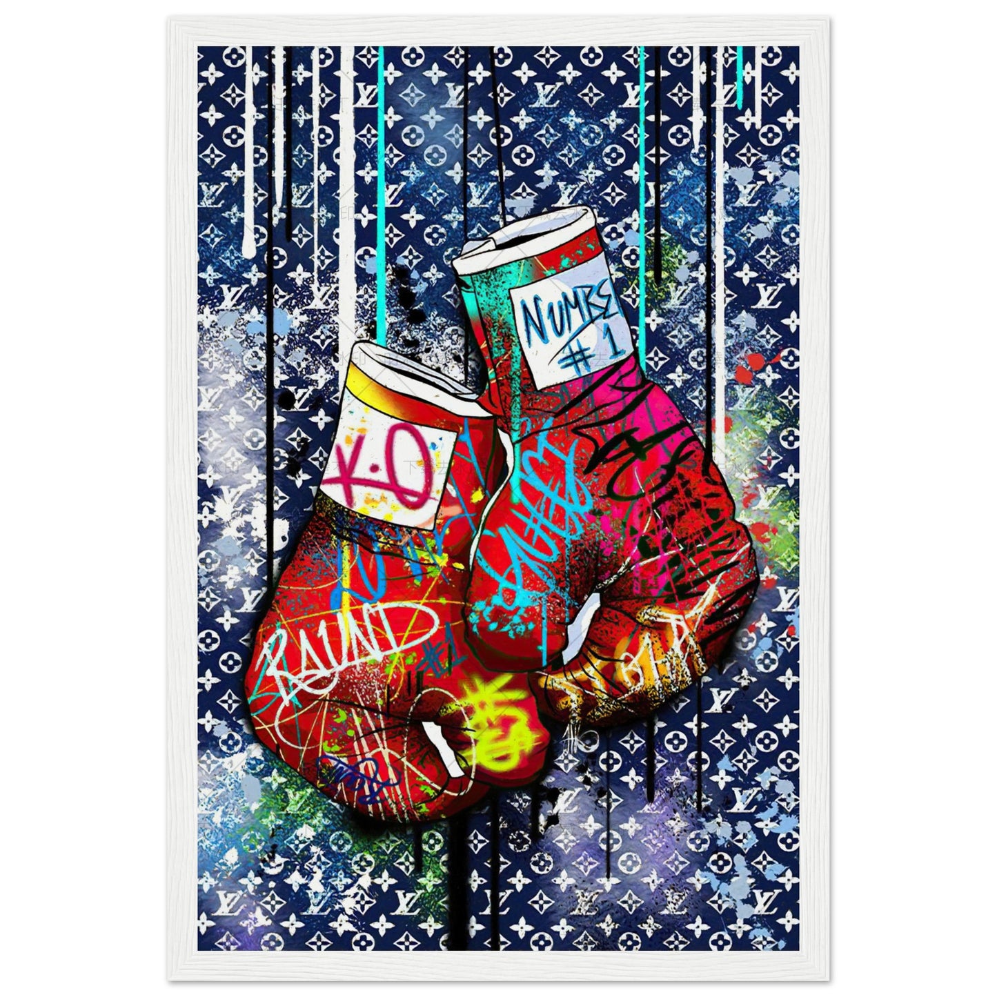 Boxing gloves - Fashion Luxury - Poster