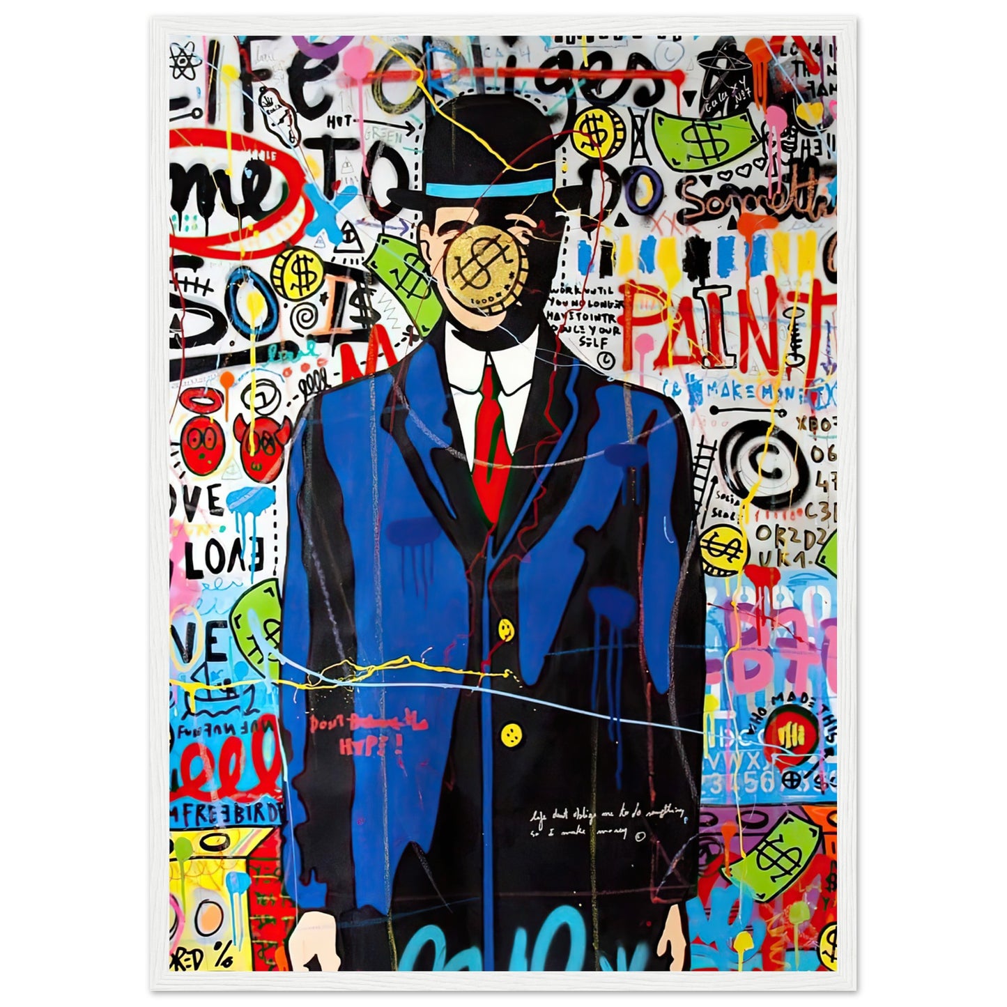 Mr. Dollar - Graffiti-Kunst - Poster 