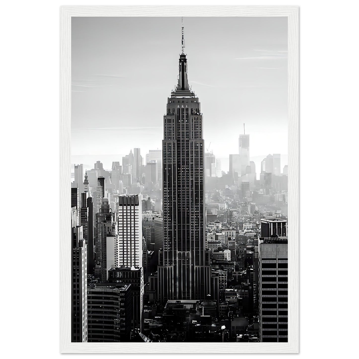 Empire State Building - Retro Art - Poster