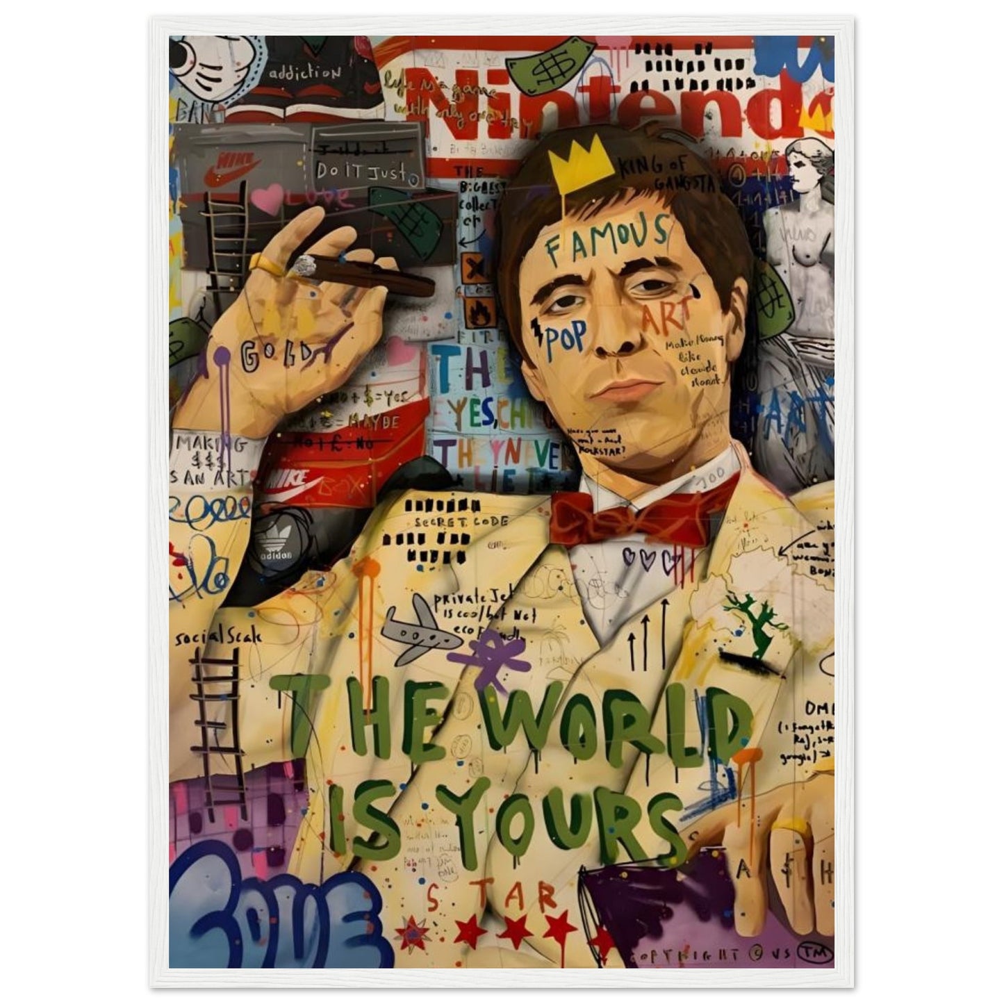 The World Is Yours - Graffiti Art - Poster