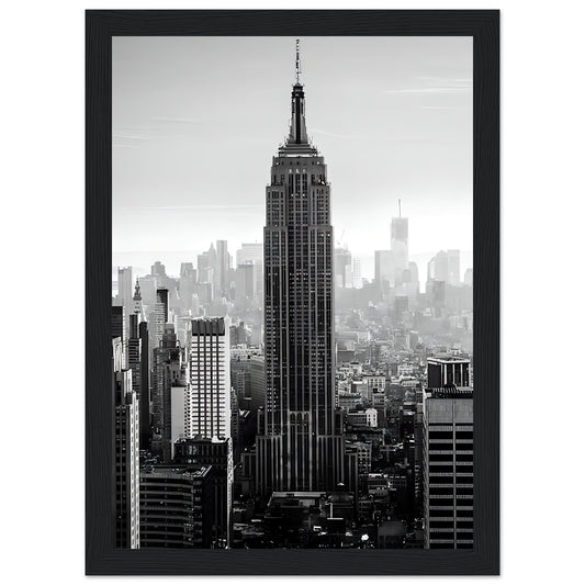 Empire State Building - Retro Art - Poster