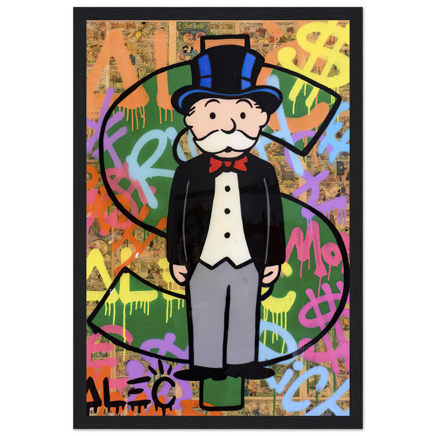 Mr.Monopoly - Graffiti-Kunst - Poster 