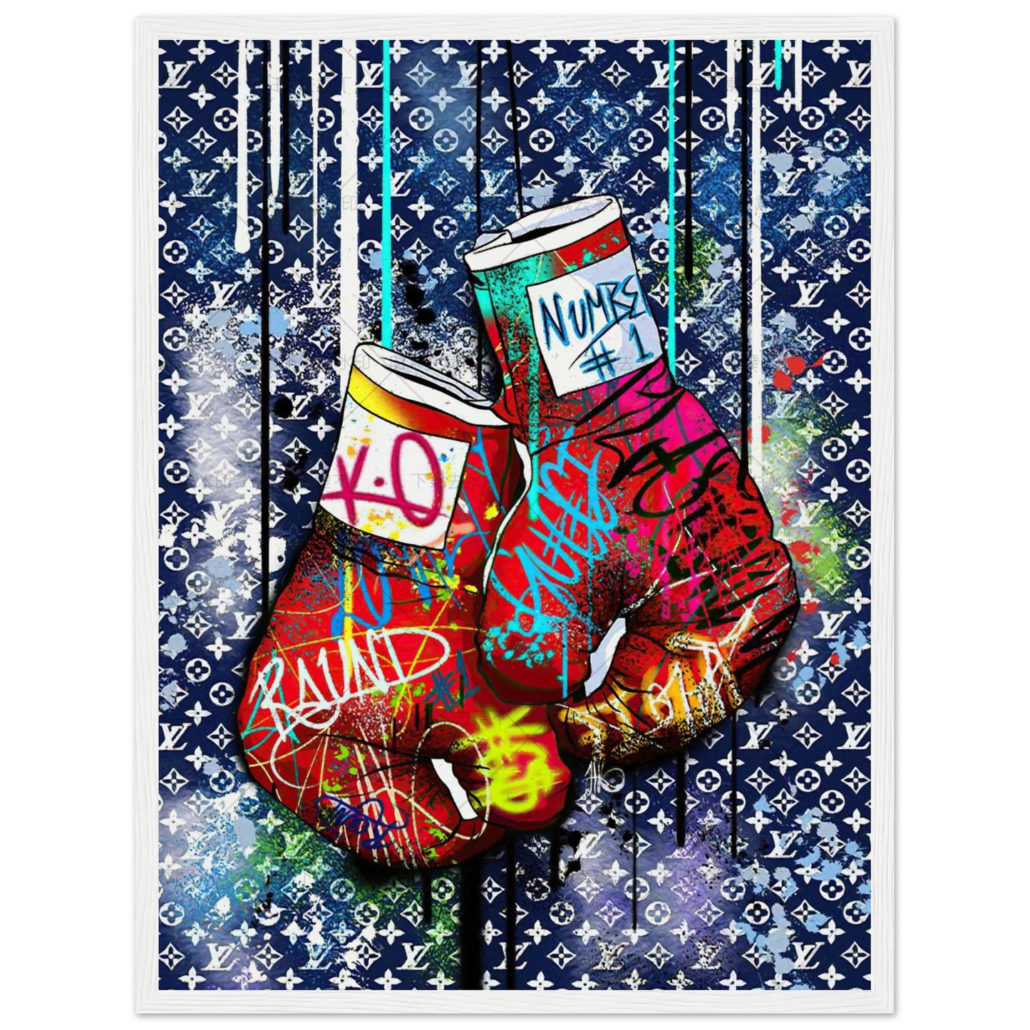 Boxing gloves - Fashion Luxury - Poster