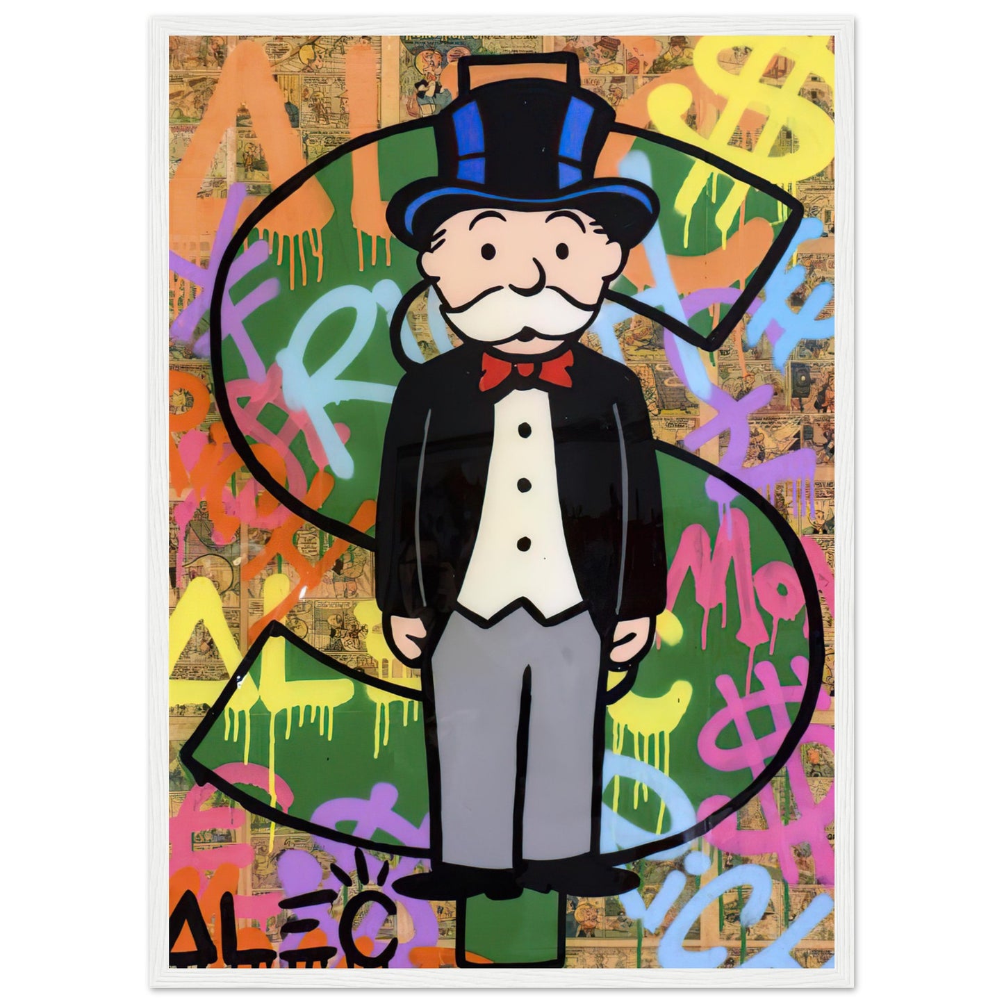 Mr.Monopoly - Graffiti Art - Poster