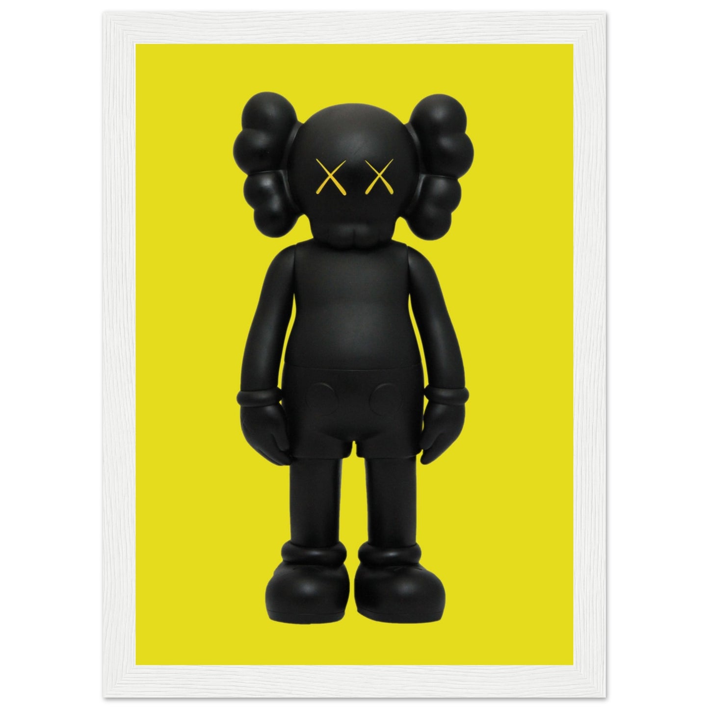 Black&Yellow - Kaws - Poster