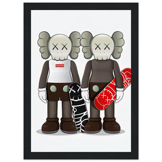 Skater - Kaws - Poster