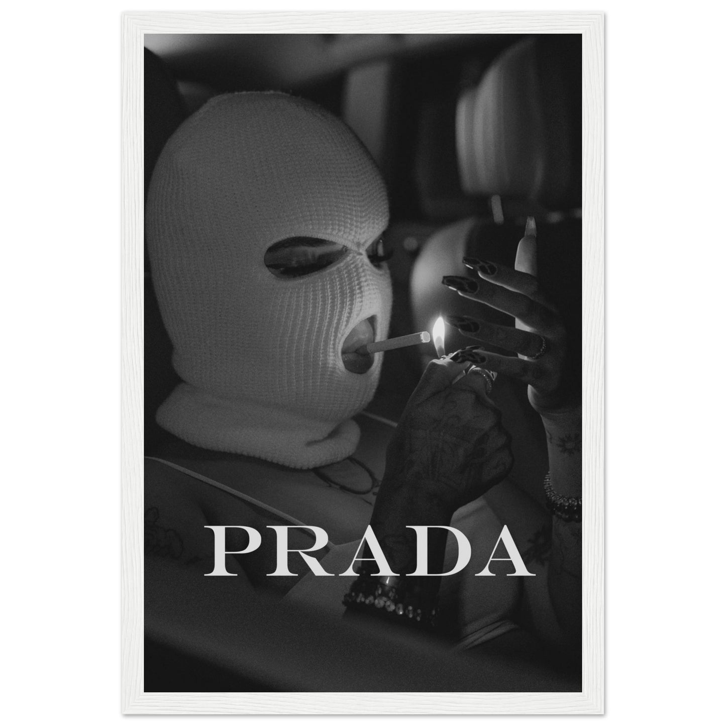 Prada - Masked Lady - Poster