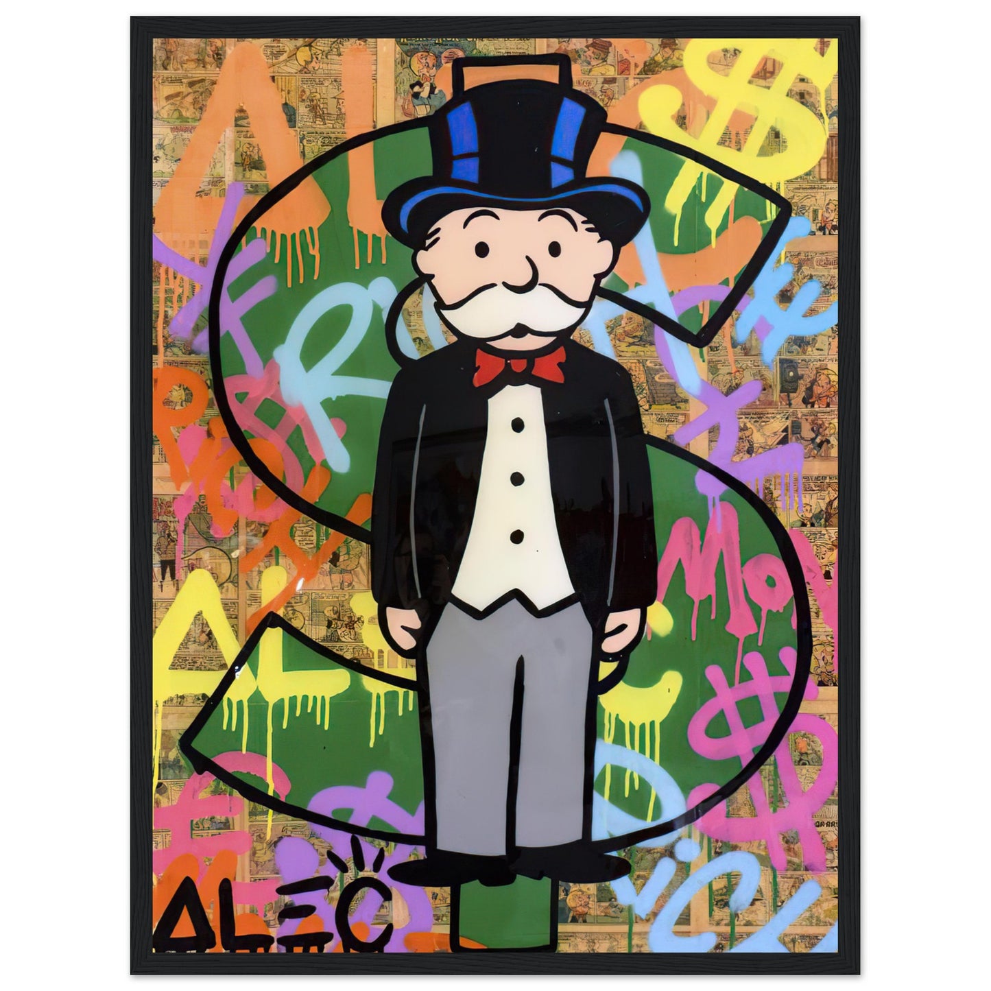 Mr.Monopoly - Graffiti Art - Poster