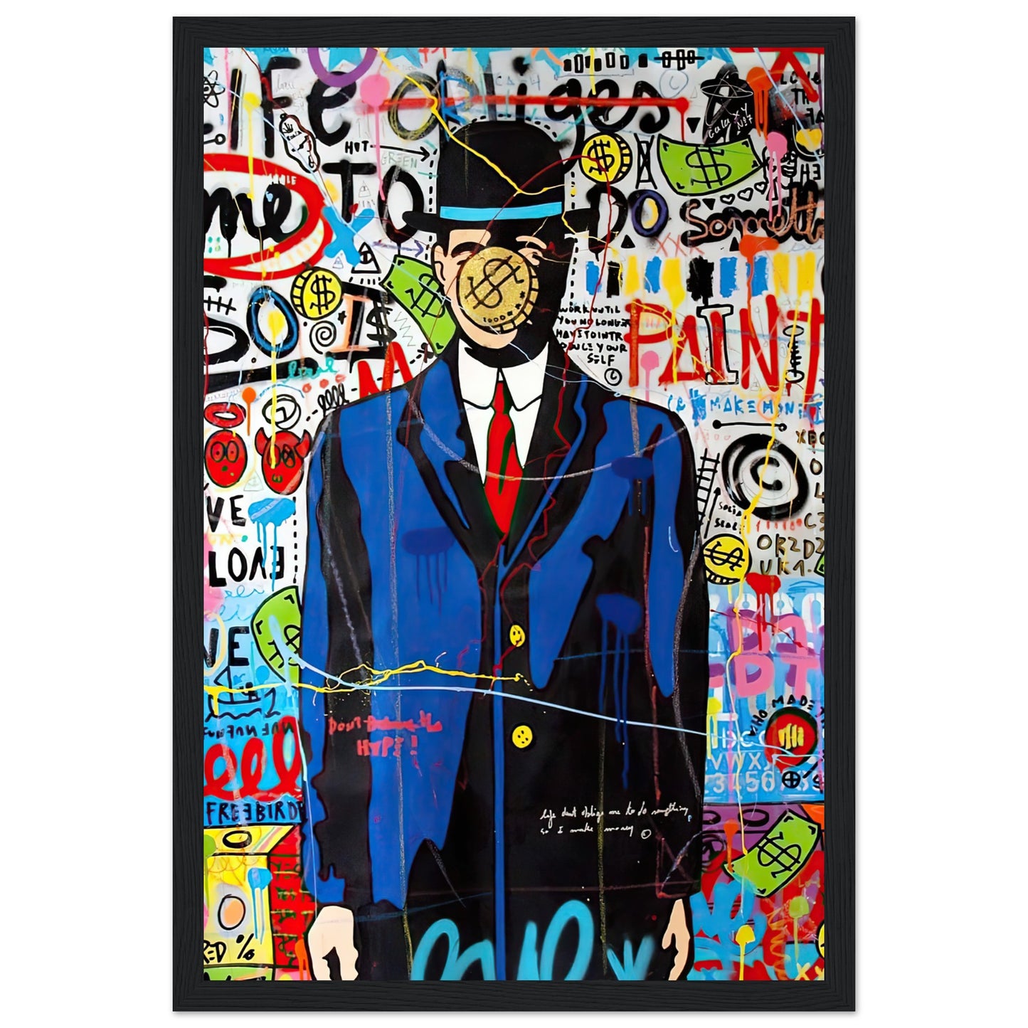 Mr. Dollar - Graffiti-Kunst - Poster 