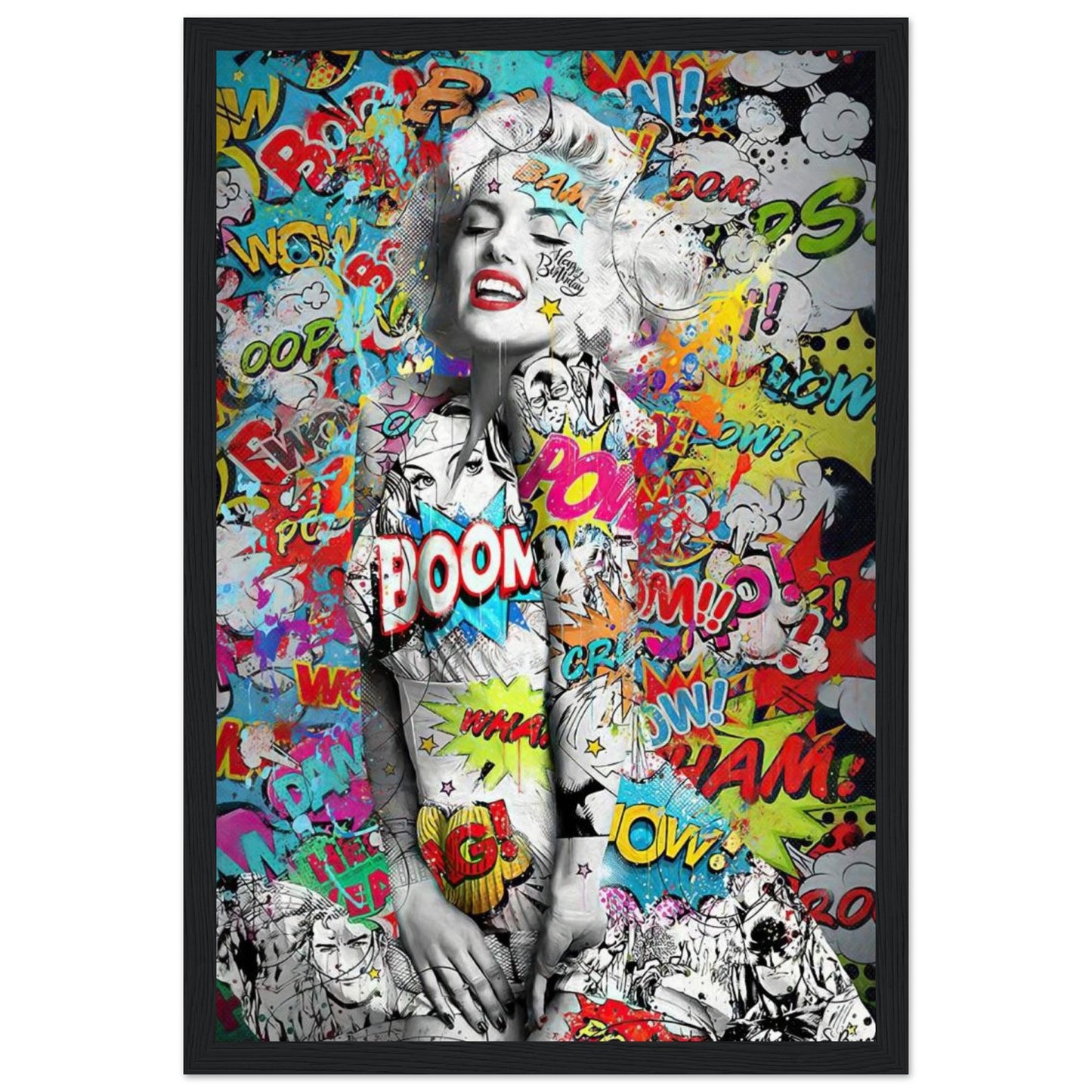 Marilyn Monroe - Graffiti Art