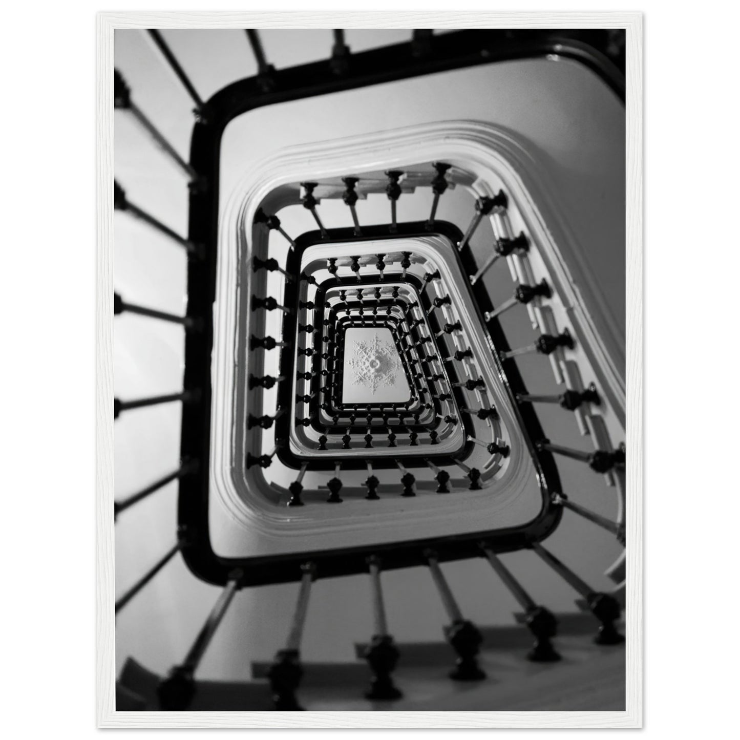 Treppen - Retro-Kunst - Poster 