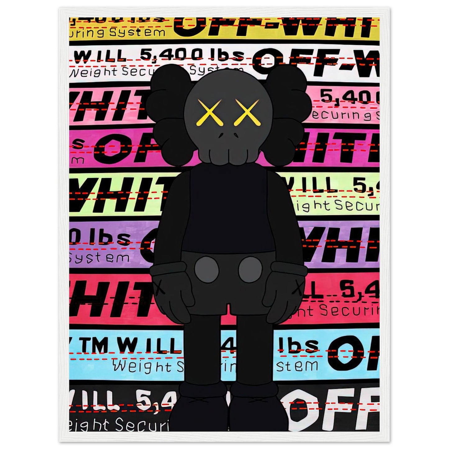 Off - White - Kaws - Poster