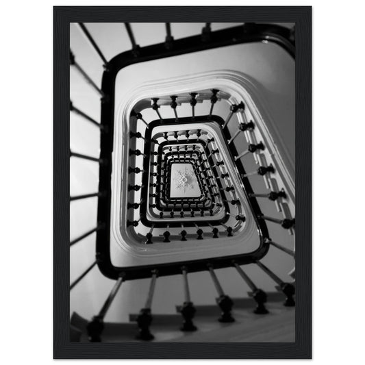 Stairs - Retro Art - Poster