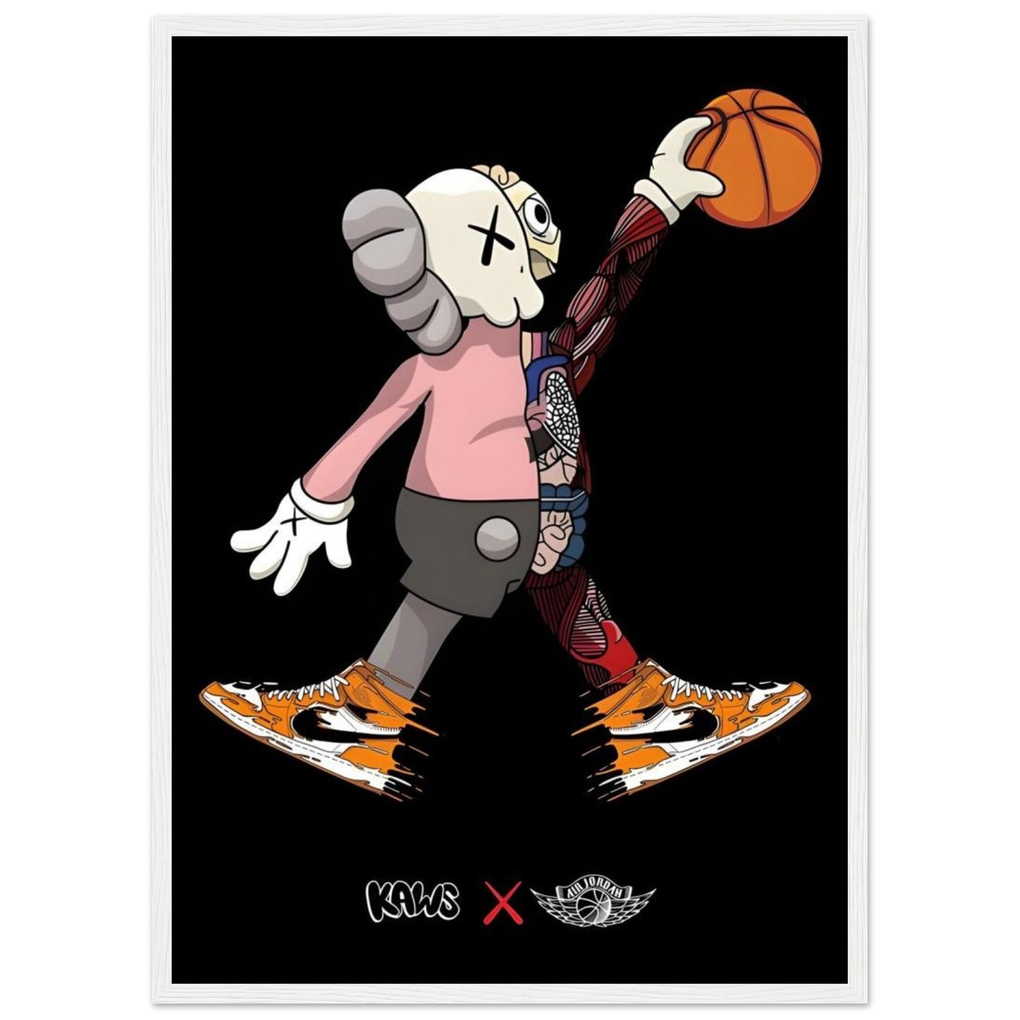 Air Jordan - Kaws - Poster