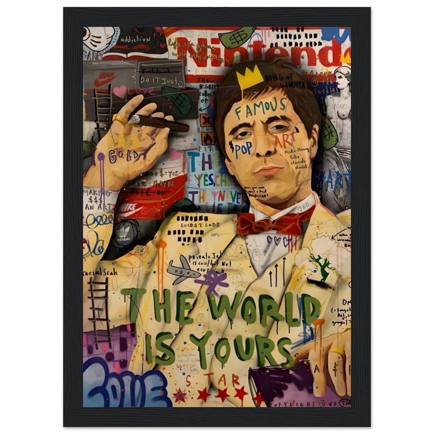 The World Is Yours - Graffiti Art - Poster